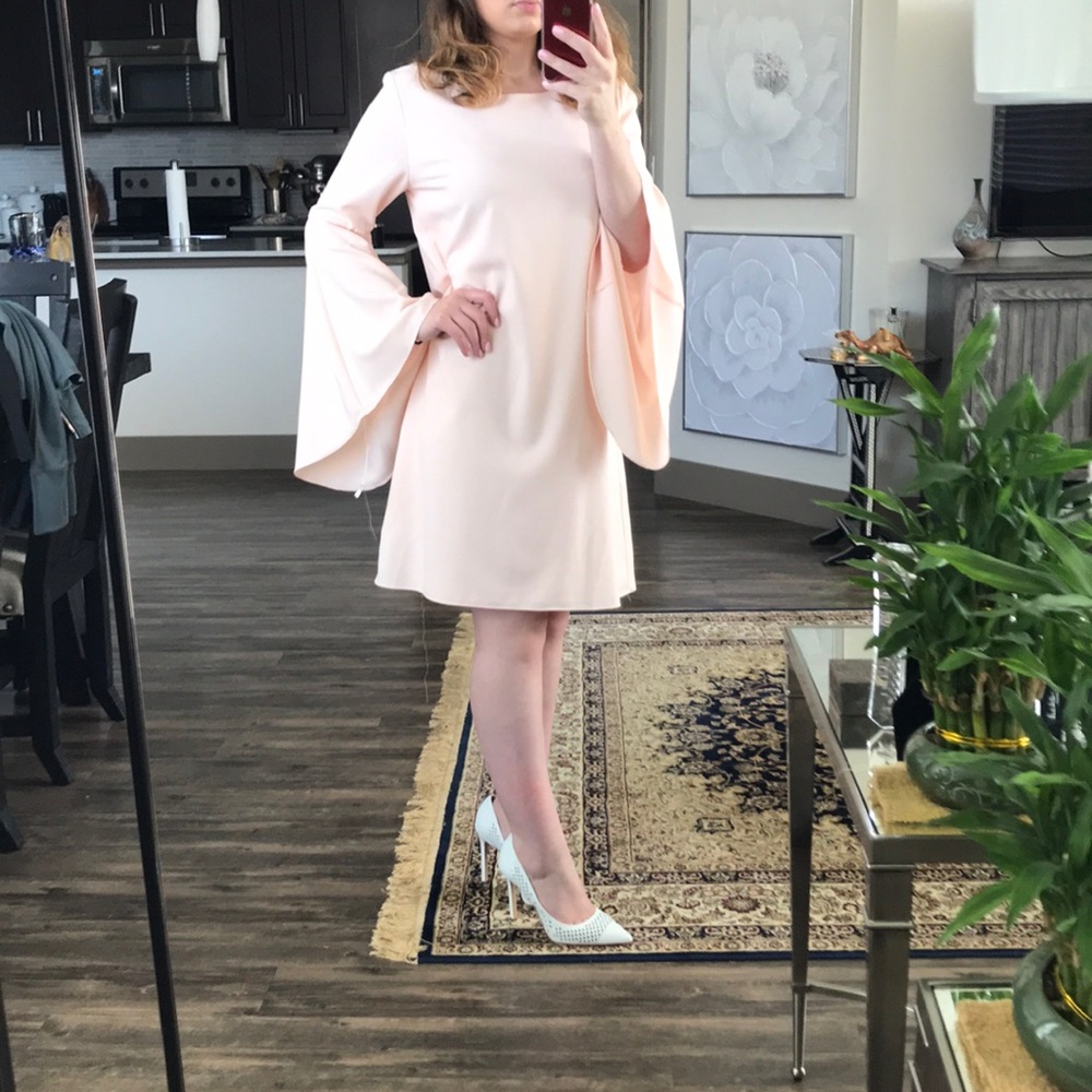 Bar III light pink dress